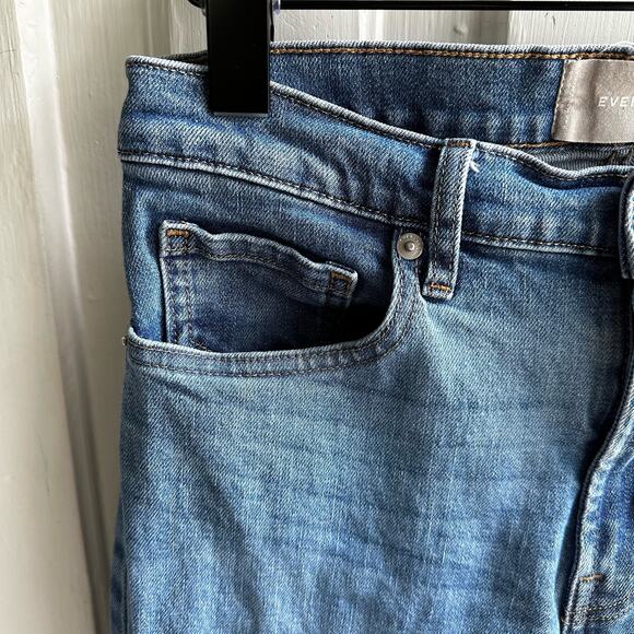 Everlane High Rise Slim Straight Ankle Jeans - Picture 4 of 10